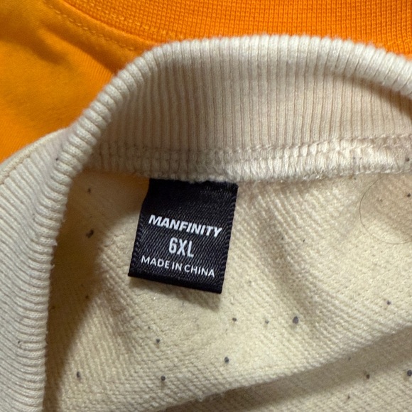 NFINITY Cream and Orange Pumpkin Crewneck Sweater - Picture 2 of 4